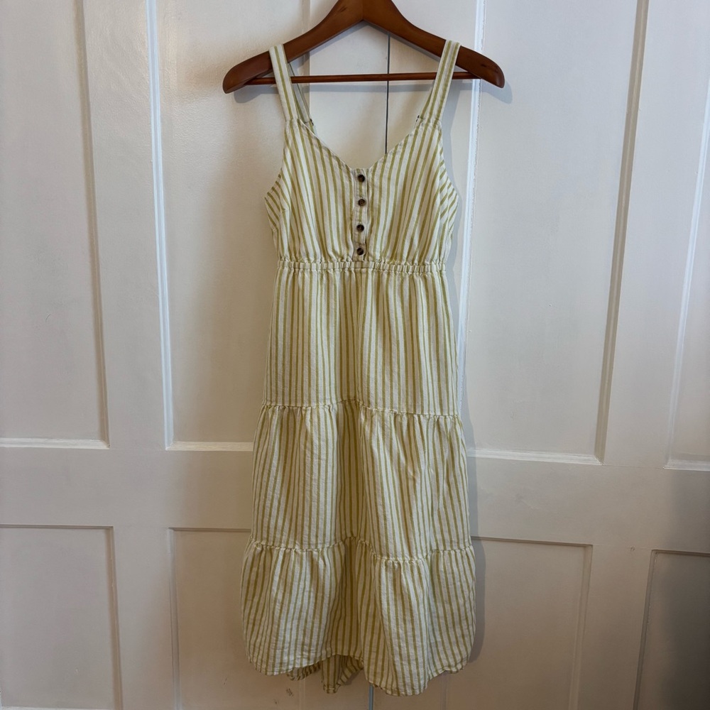 Striped Light Green Sundress